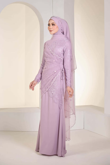 EDWINA BRIDE DRESS (LAVENDER)