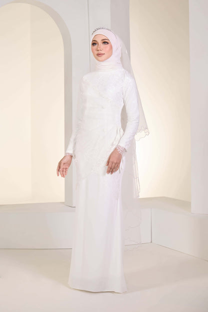 EDWINA BRIDE DRESS (OFF WHITE)