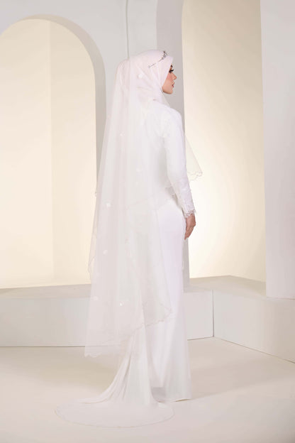 EDWINA BRIDE DRESS (OFF WHITE)