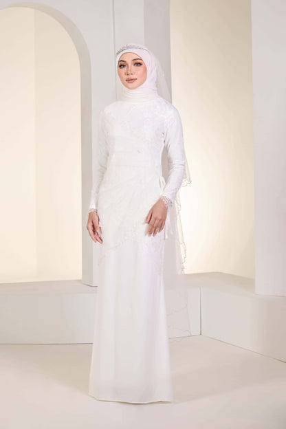 EDWINA BRIDE DRESS (OFF WHITE)