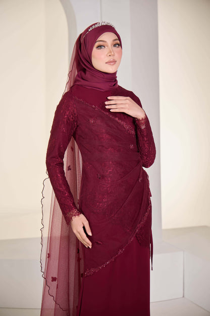 EDWINA VEIL (BURGUNDY)