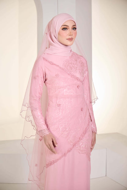 EDWINA VEIL (DUSTY PINK)