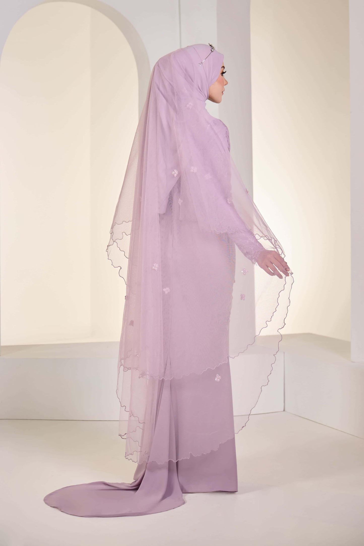 EDWINA VEIL (LAVENDER)