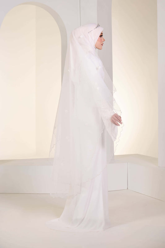 EDWINA VEIL (OFF WHITE)