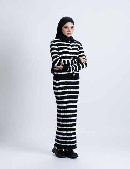 ELOISE STRIPE (BLACK)