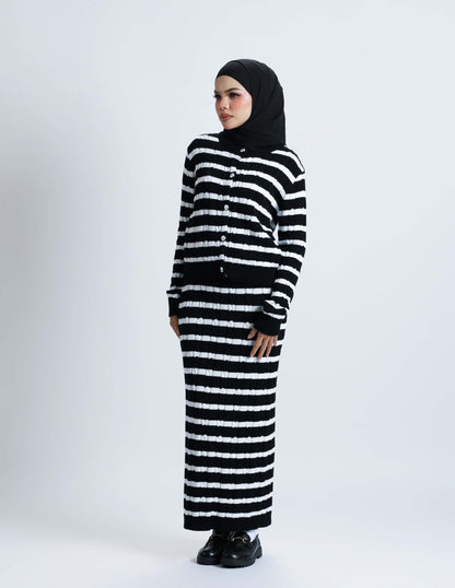 ELOISE STRIPE (BLACK)