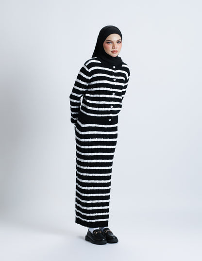 ELOISE STRIPE (BLACK)