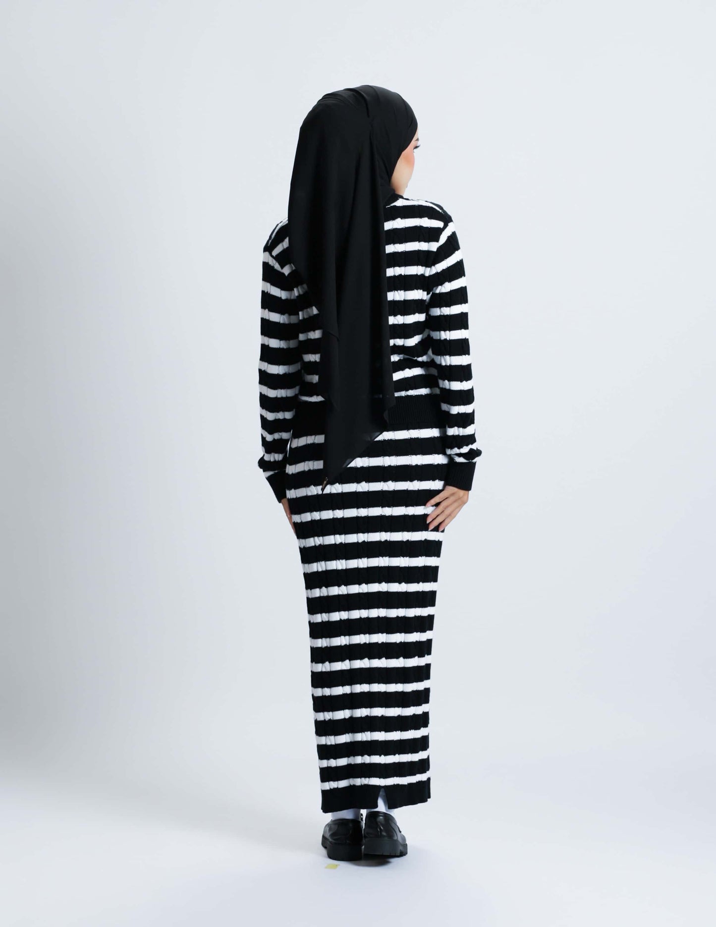 ELOISE STRIPE (BLACK)