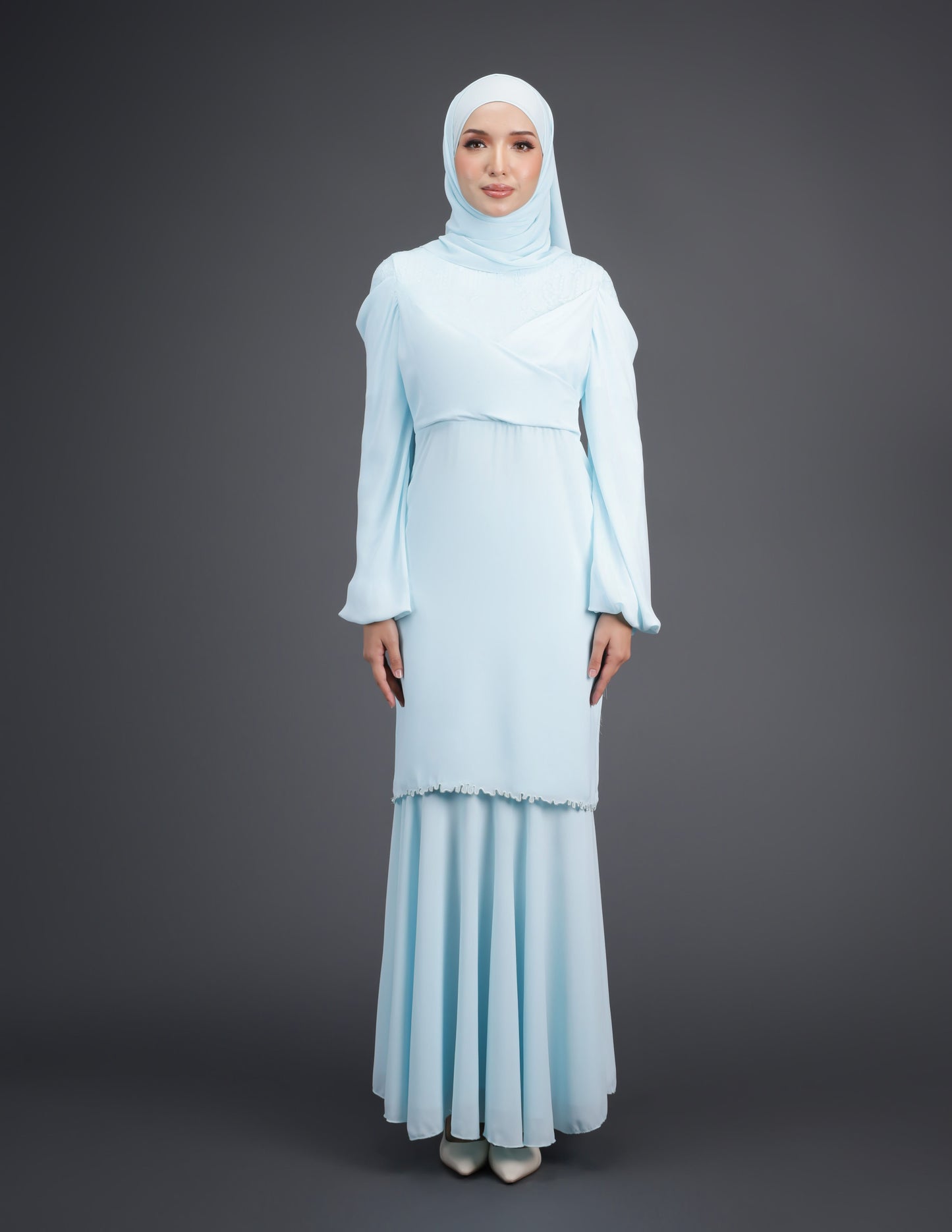 ELVINA KURUNG (AQUA BLUE)