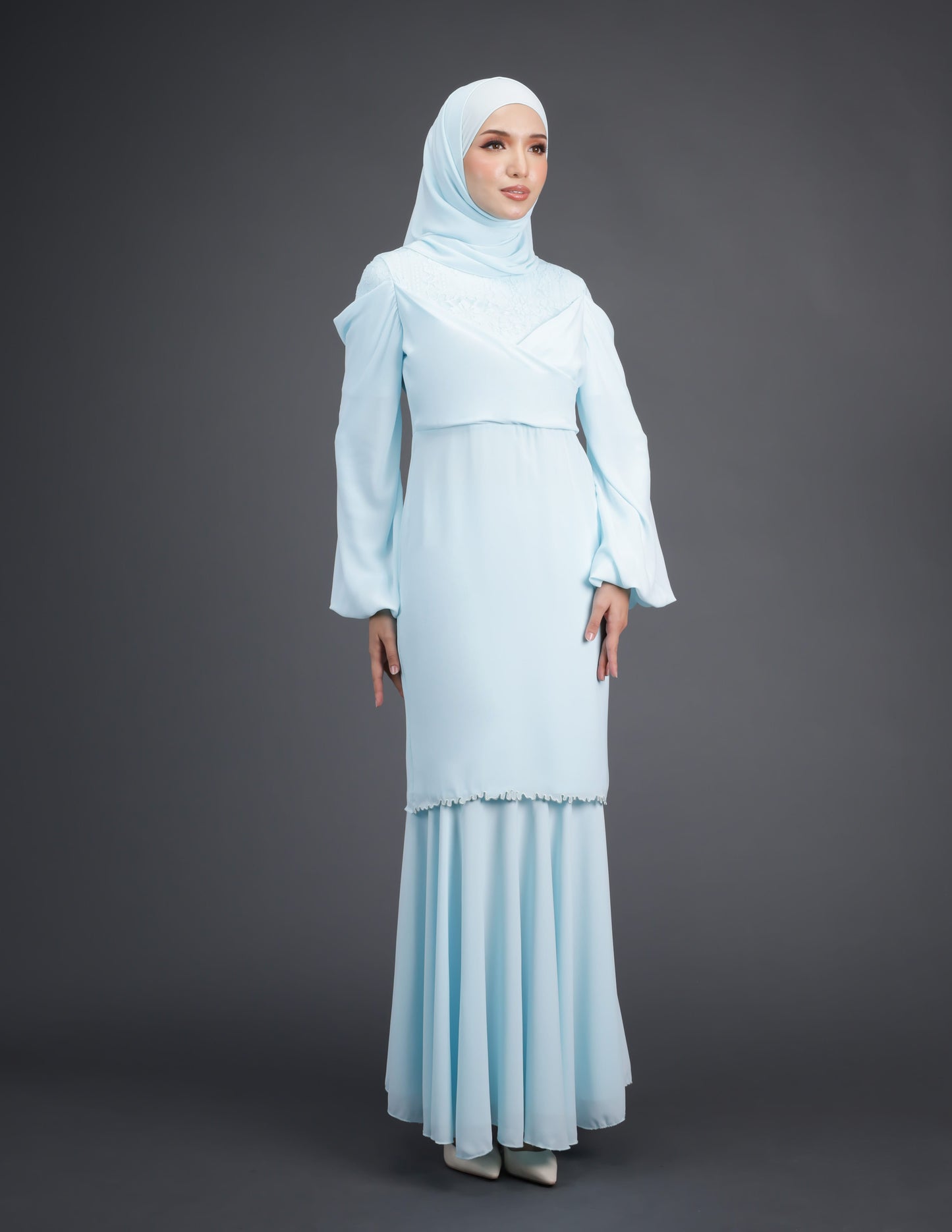 ELVINA KURUNG (AQUA BLUE)