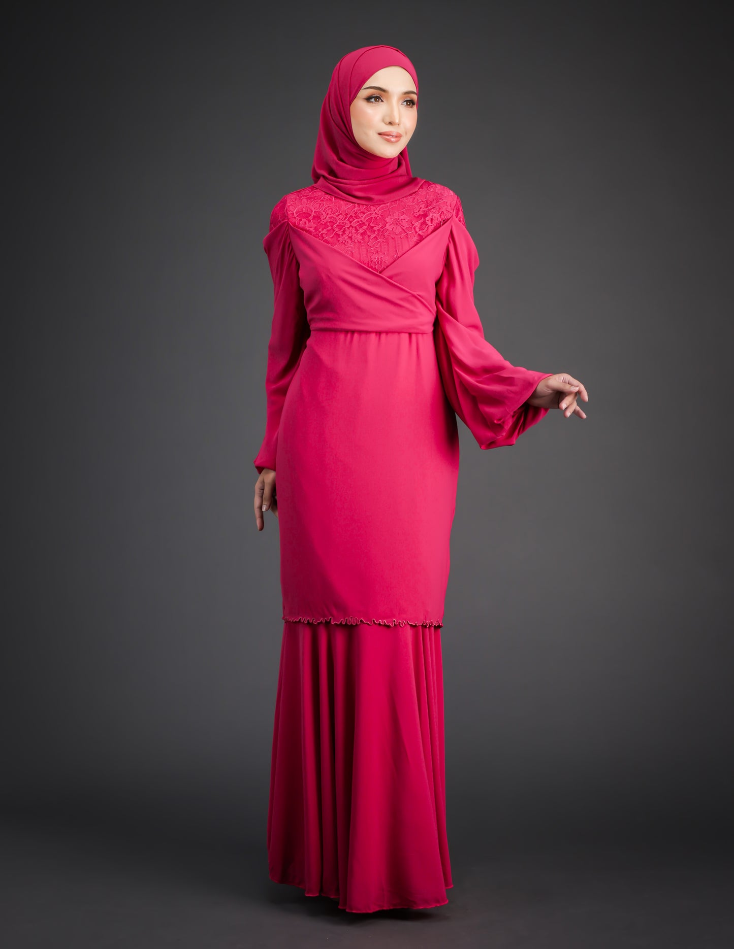 ELVINA KURUNG (FUCHSIA)