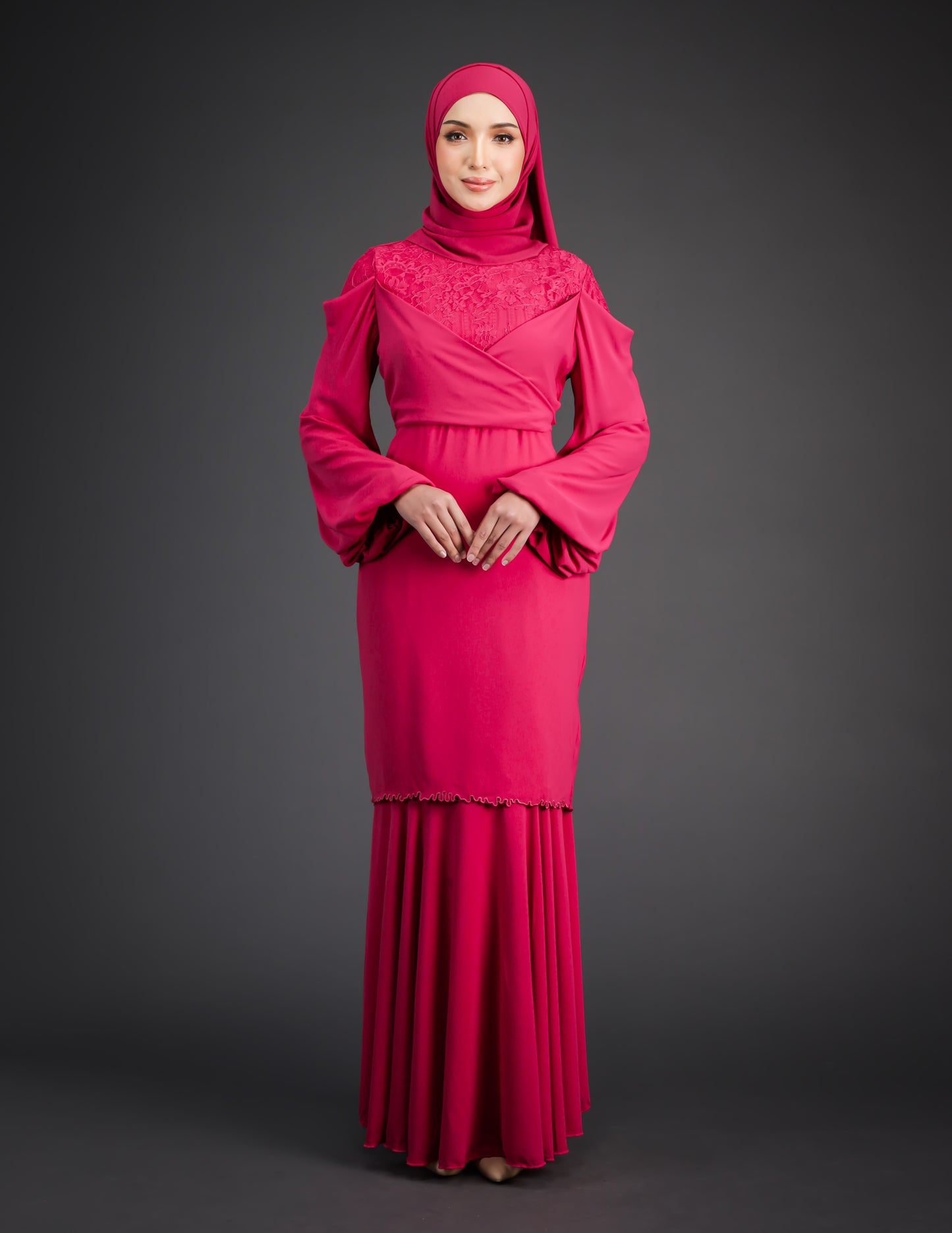 ELVINA KURUNG (FUCHSIA)