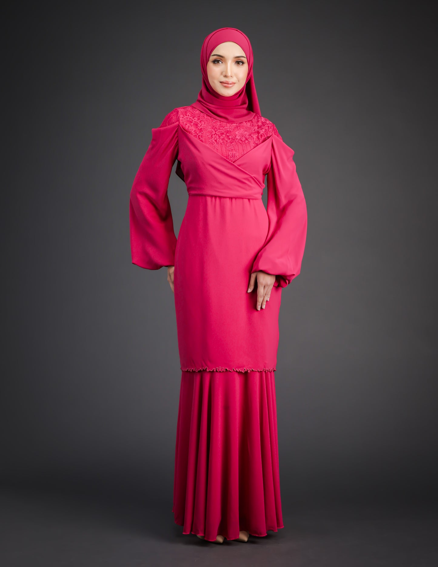 ELVINA KURUNG (FUCHSIA)