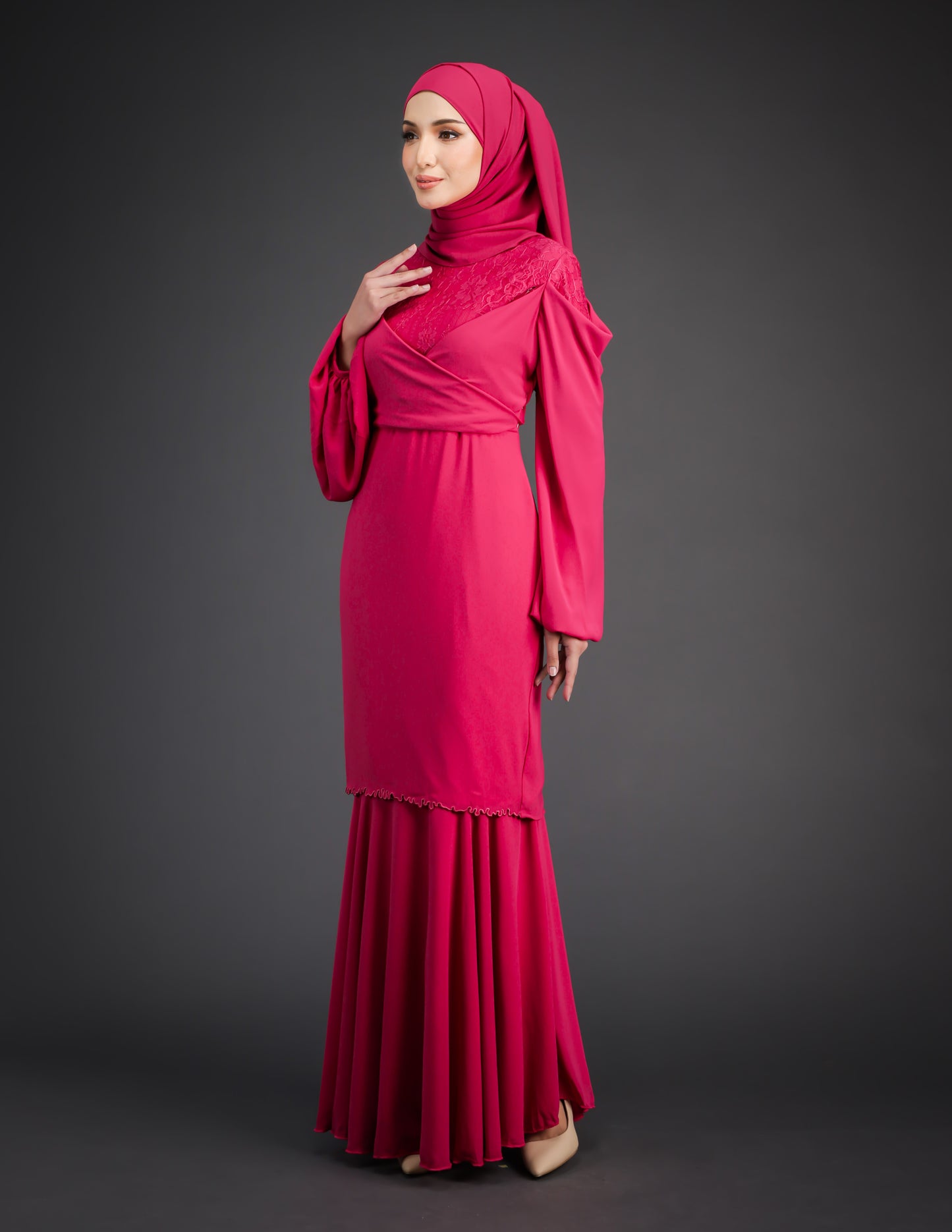 ELVINA KURUNG (FUCHSIA)