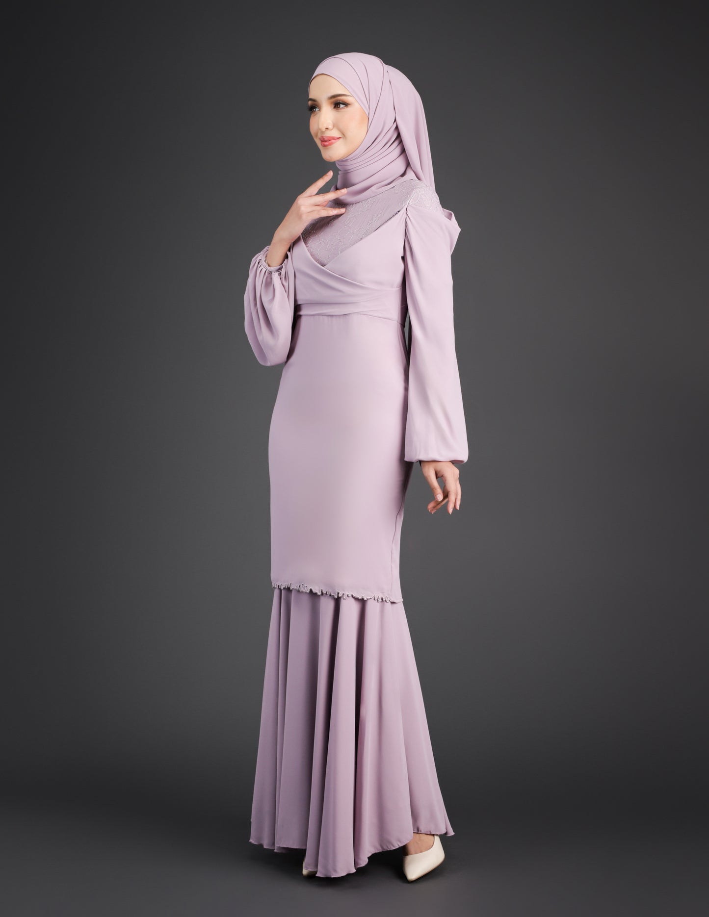 MINOR DEFECT ELVINA KURUNG (LAVENDER)