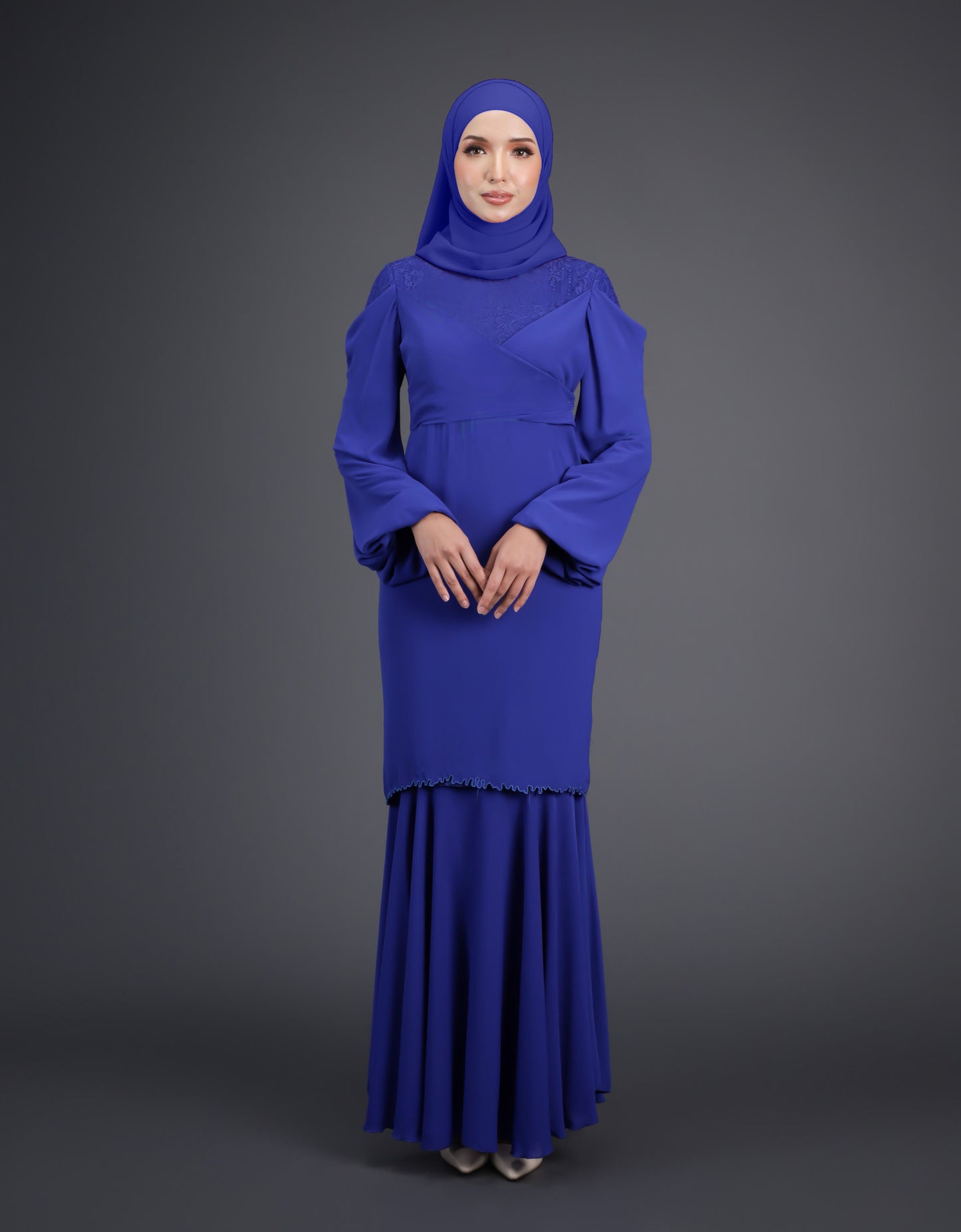 MINOR DEFECT ELVINA KURUNG (ROYAL BLUE)