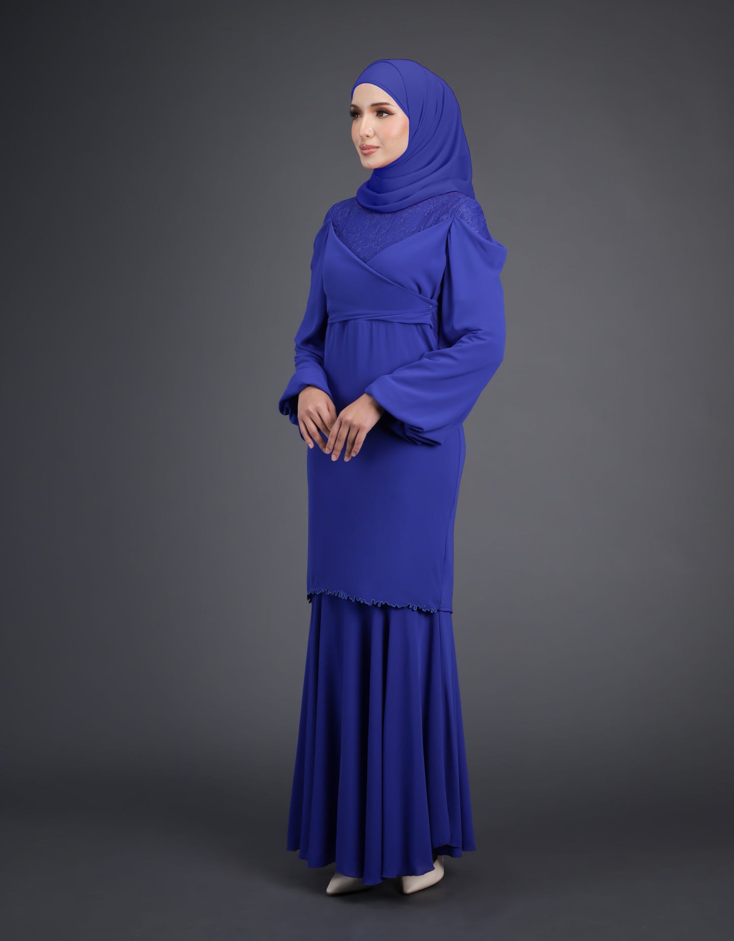 MINOR DEFECT ELVINA KURUNG (ROYAL BLUE)