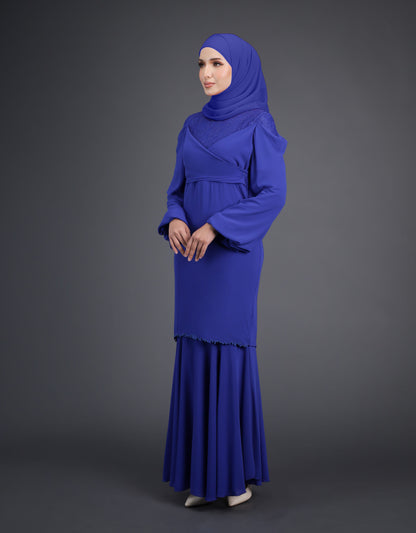 MINOR DEFECT ELVINA KURUNG (ROYAL BLUE)