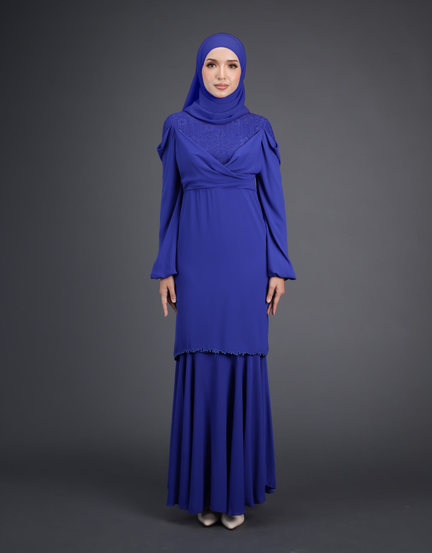 MINOR DEFECT ELVINA KURUNG (ROYAL BLUE)