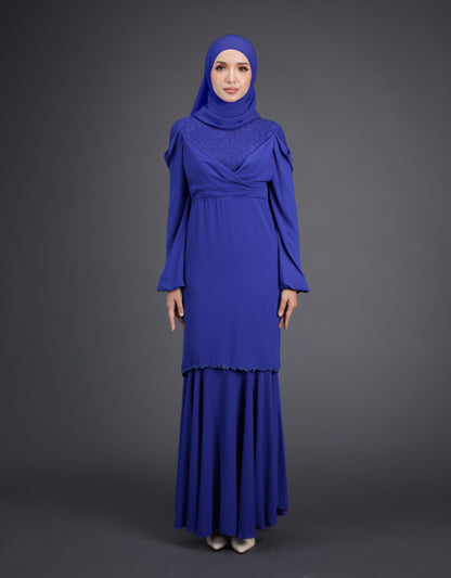 MINOR DEFECT ELVINA KURUNG (ROYAL BLUE)