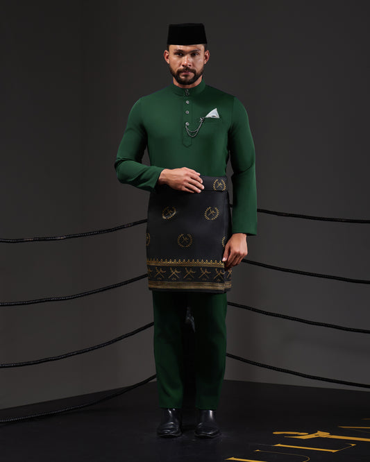 MINOR DEFECT SOULTAN BAJU MELAYU (EMERALD GREEN)