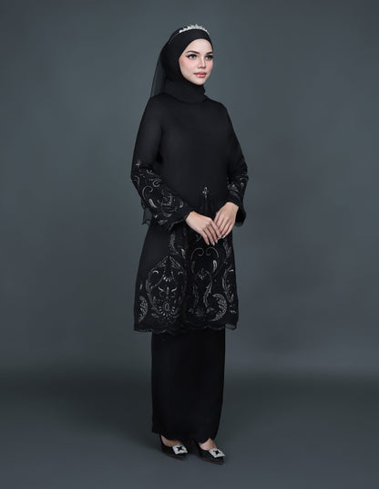 ERMINA KURUNG (BLACK)