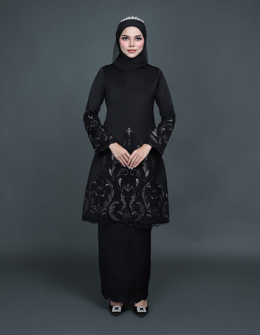 ERMINA KURUNG (BLACK)