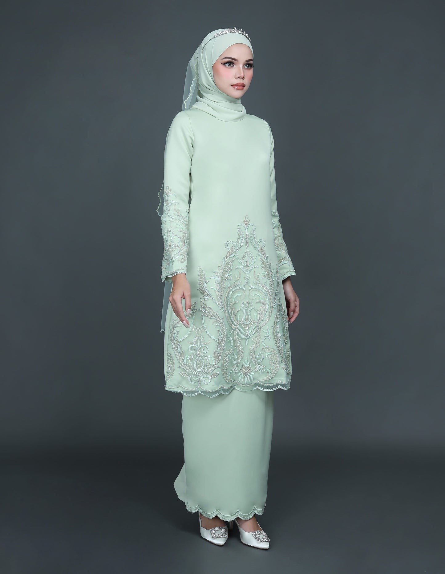 ERMINA KURUNG (GREEN TEA)