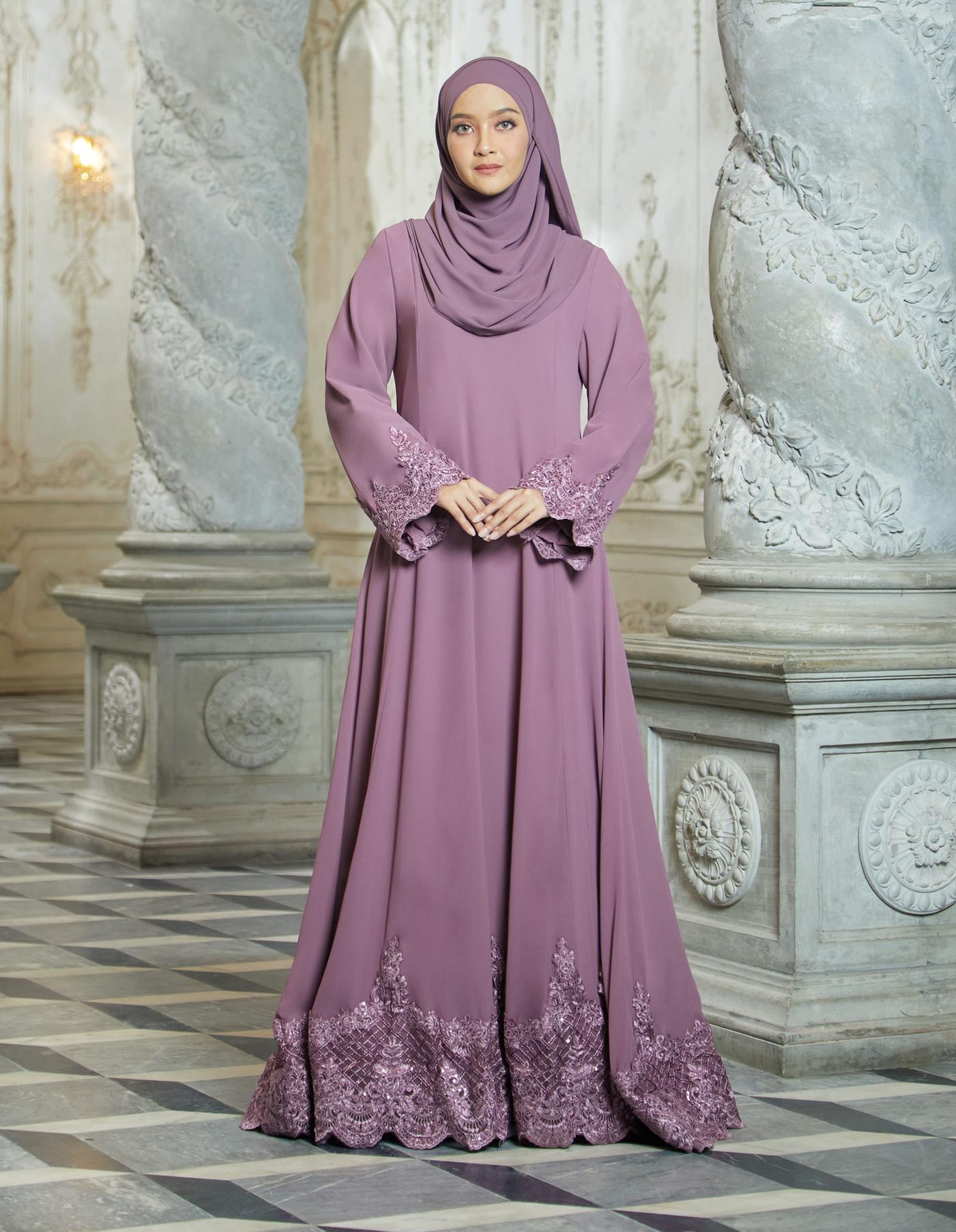 ERYNA ABAYA (DARK PURPLE)