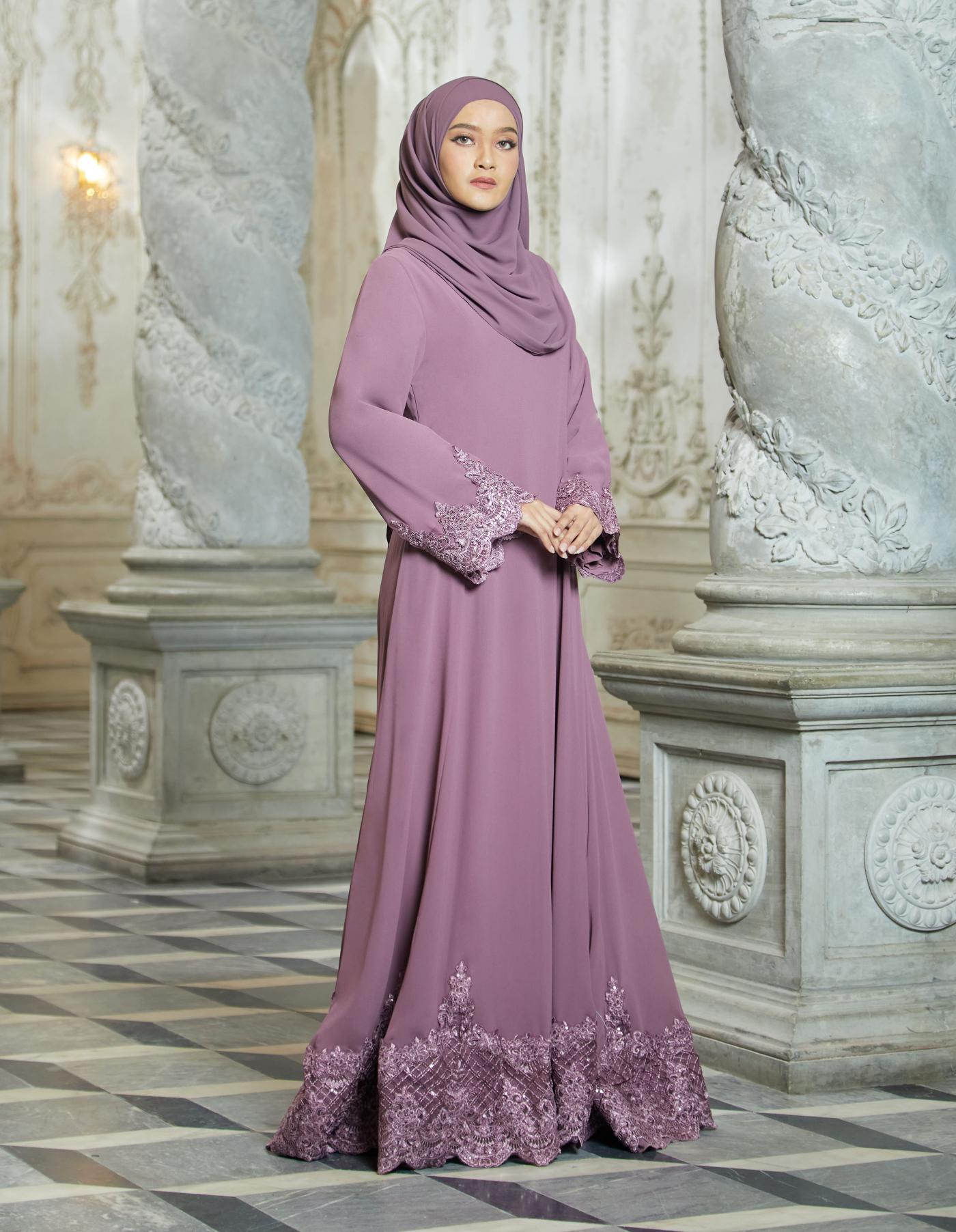 ERYNA ABAYA (DARK PURPLE)