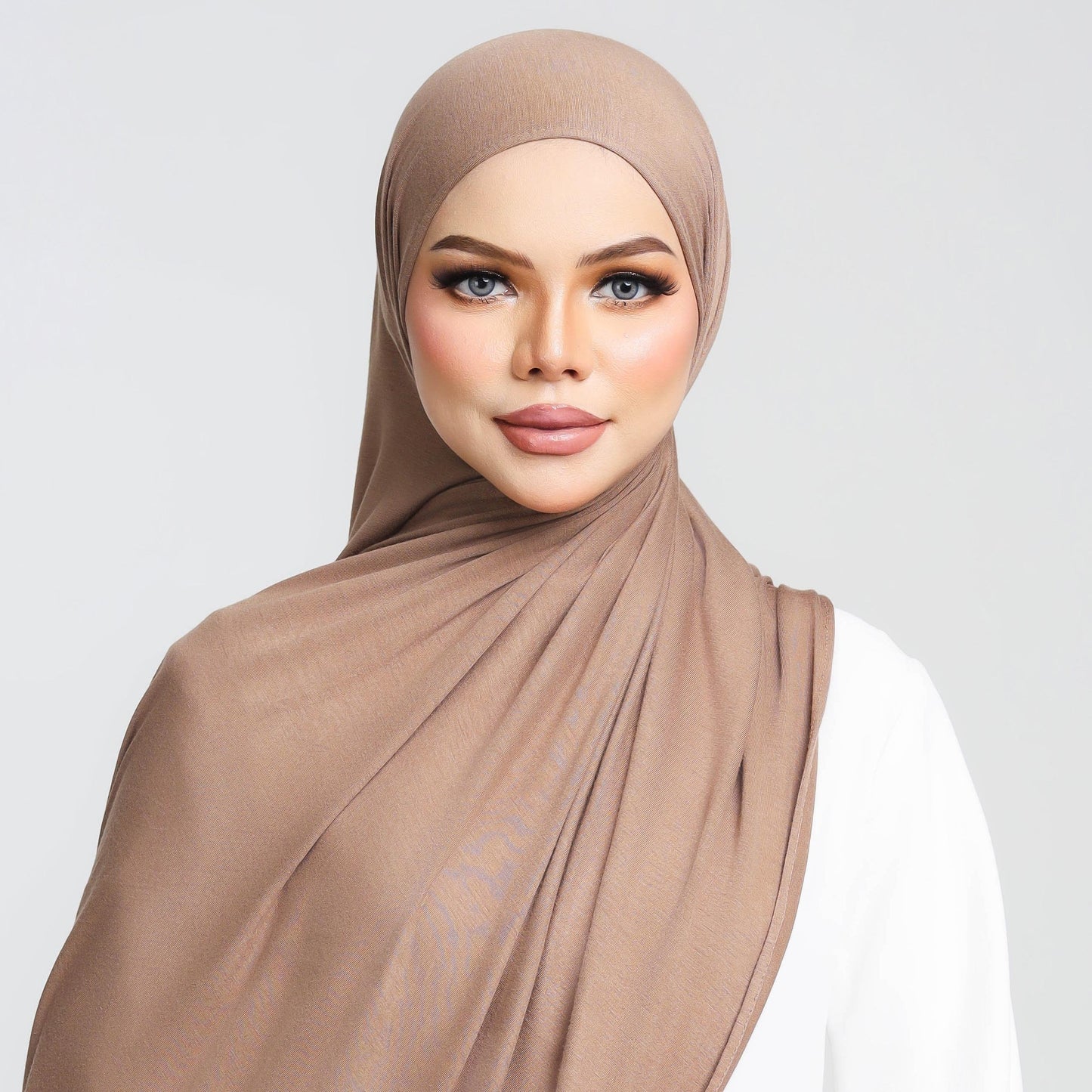 JERSEY SHAWL (ALMOND)