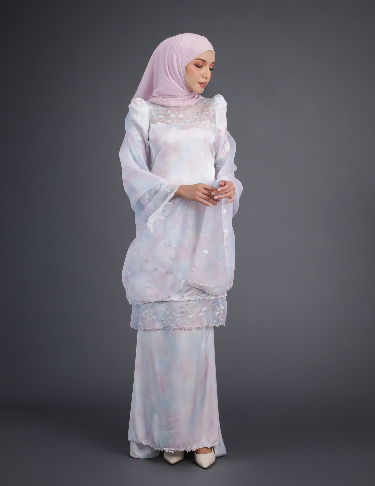 FALISHA VEIL (BLUE PINK)