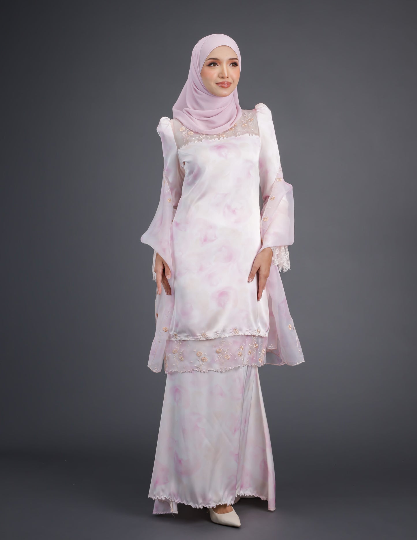 FALISHA VEIL (CORAL PINK)