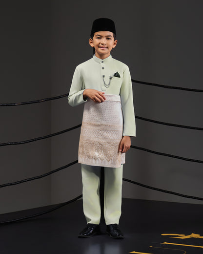 SOULTAN BAJU MELAYU FOR KIDS (GREEN TEA)
