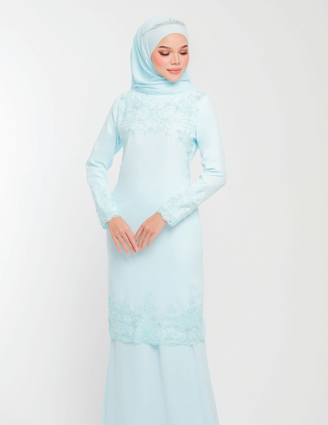 HADLEY KURUNG (AQUA BLUE)