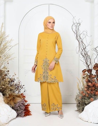 HAERA KEBAYA (MUSTARD)