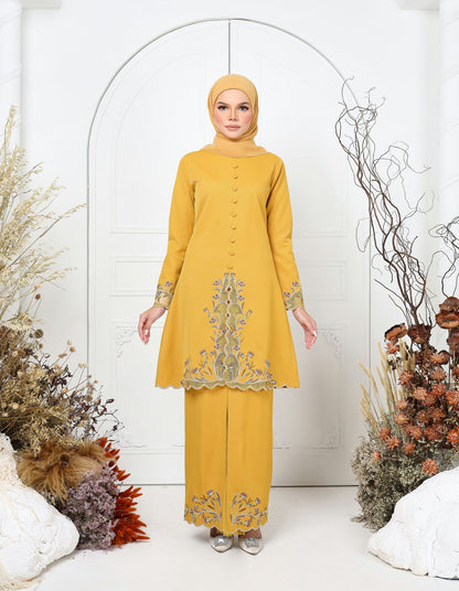 HAERA KEBAYA (MUSTARD)