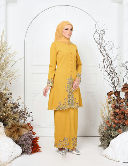 HAERA KEBAYA (MUSTARD)