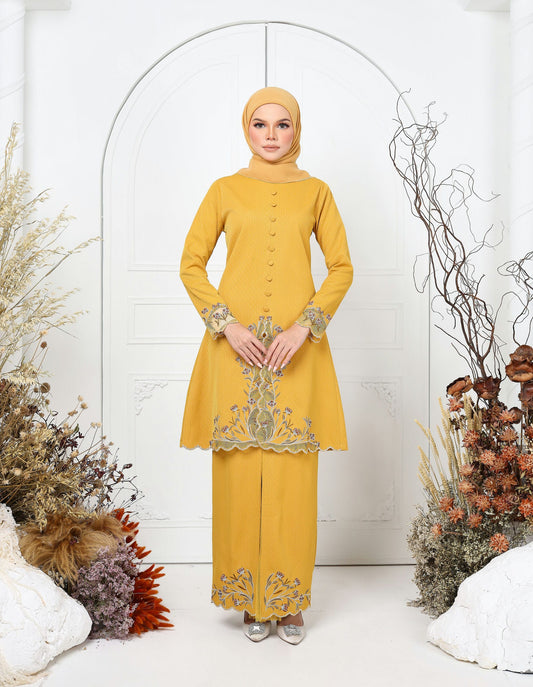 HAERA KEBAYA (MUSTARD)