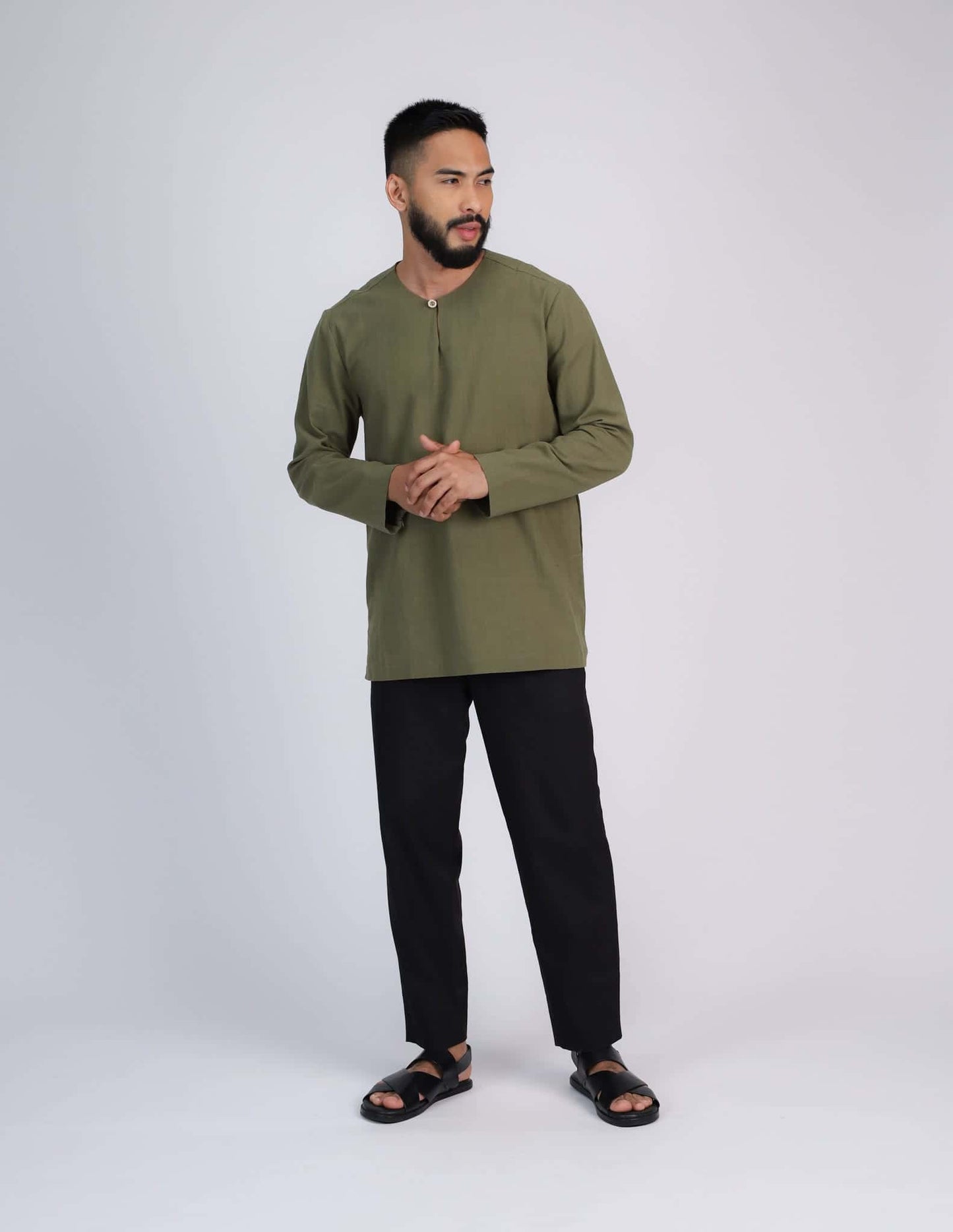 HAIDAR KURTA (ARMY GREEN)