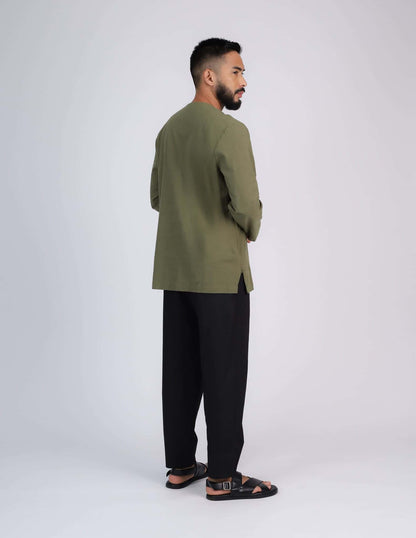 HAIDAR KURTA (ARMY GREEN)