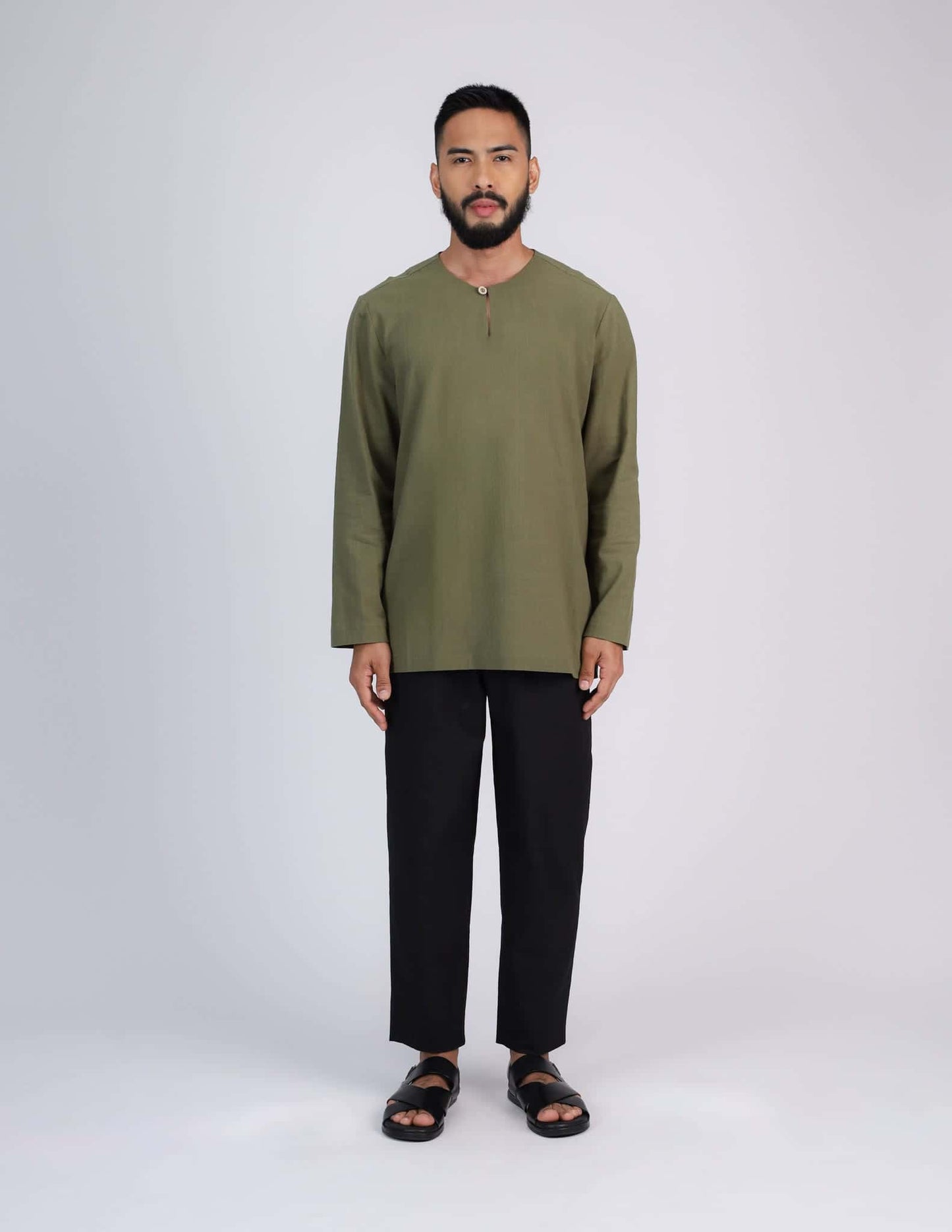 HAIDAR KURTA (ARMY GREEN)