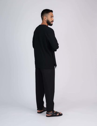 HAIDAR KURTA (BLACK)