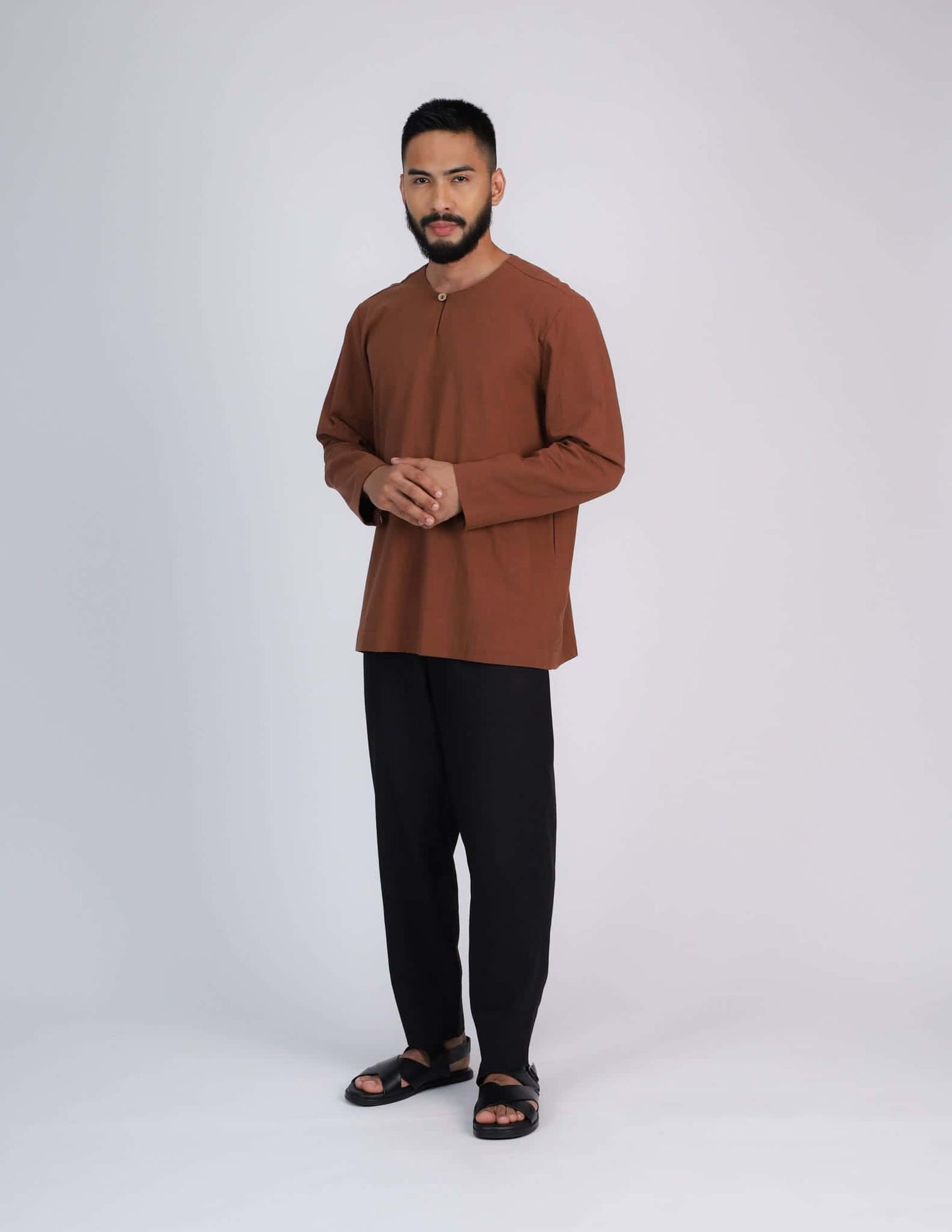 HAIDAR KURTA (BROWN)