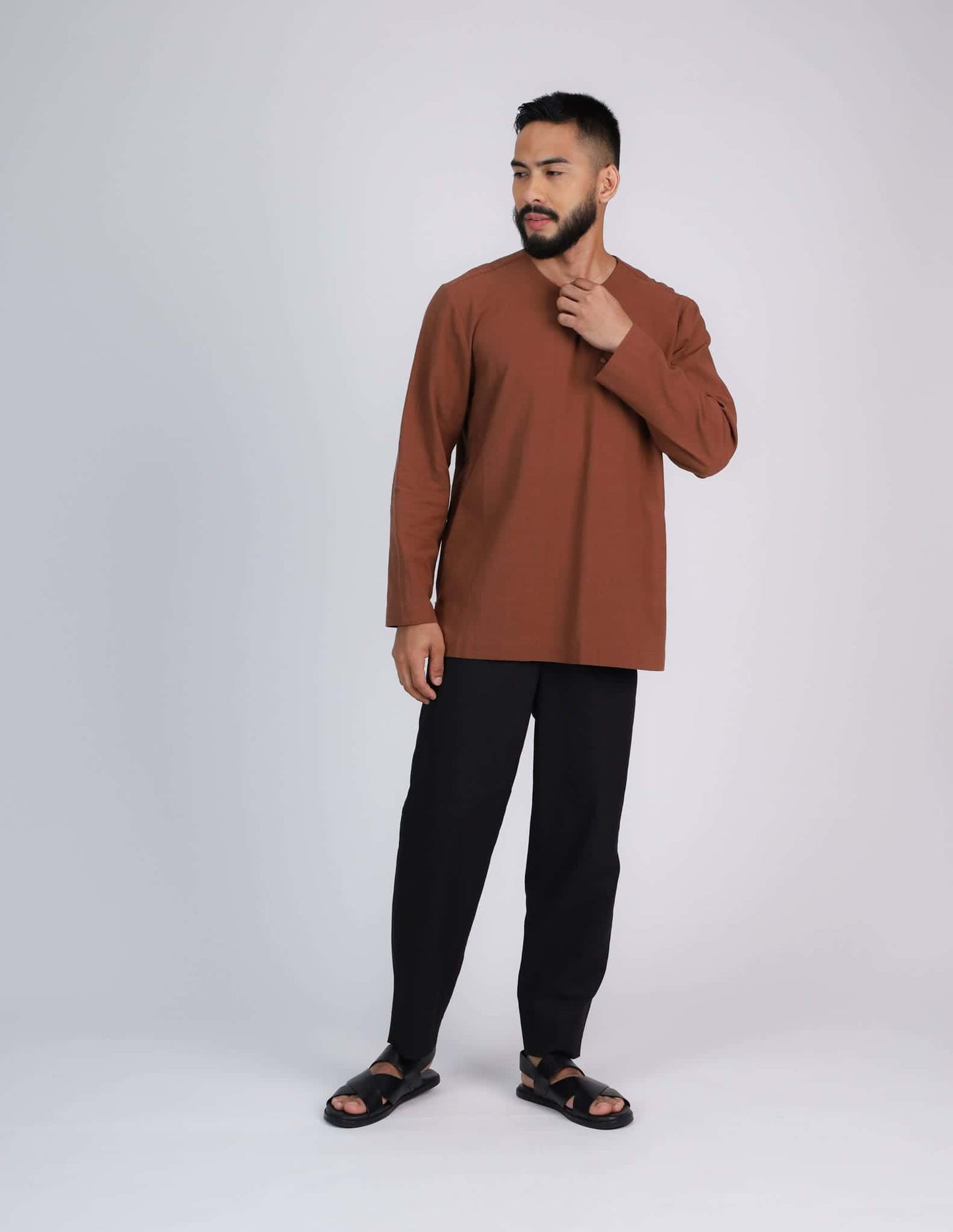 HAIDAR KURTA (BROWN)