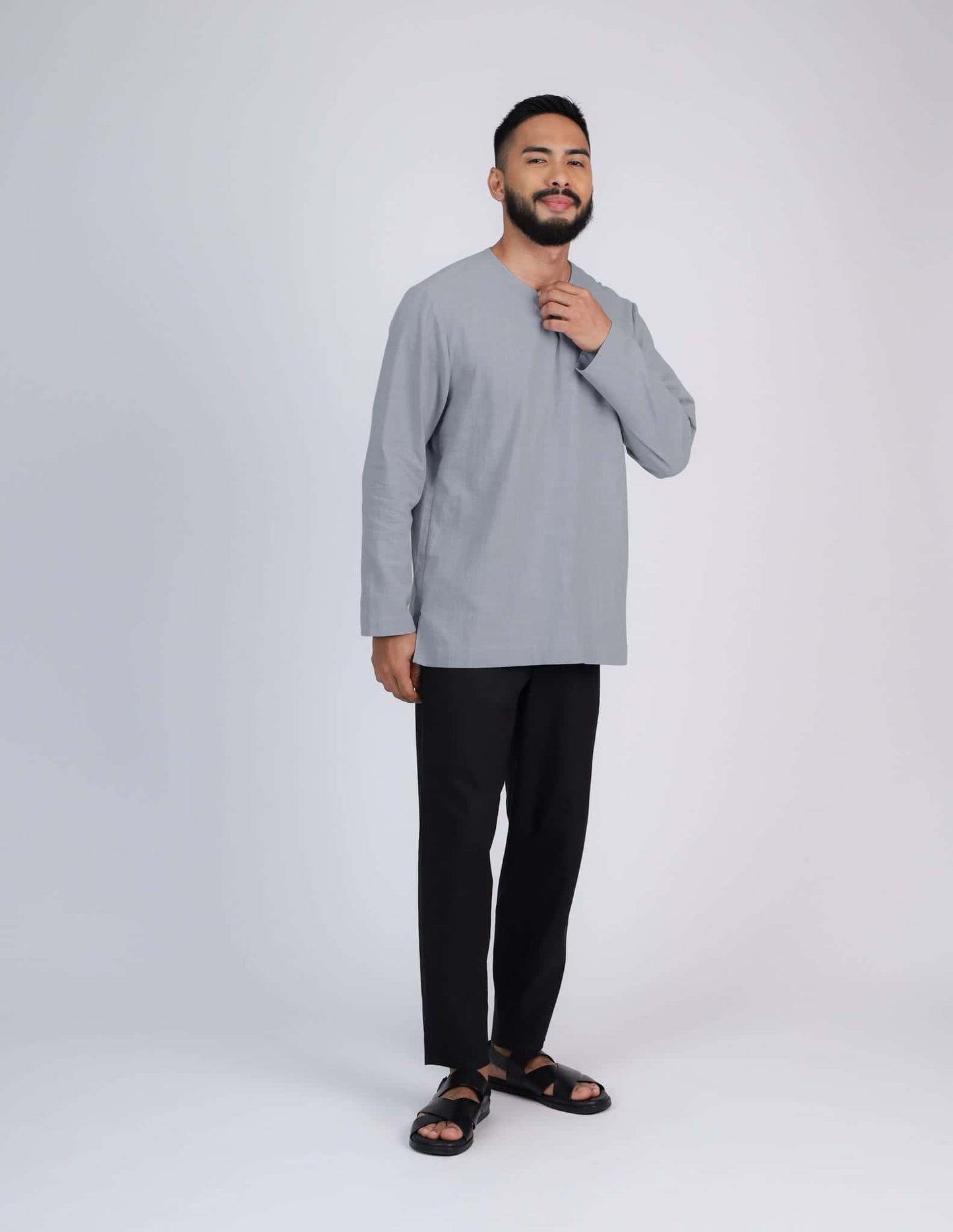 HAIDAR KURTA (GREY)