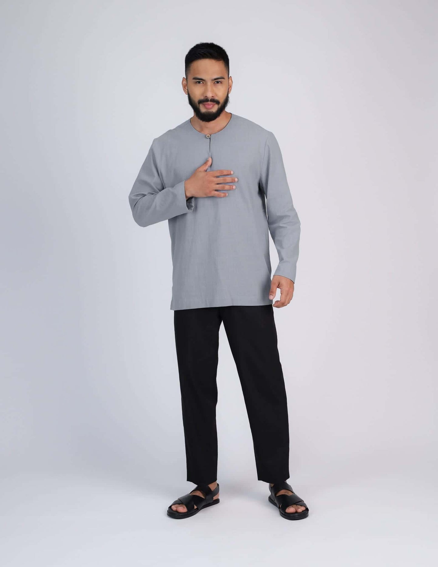 HAIDAR KURTA (GREY)