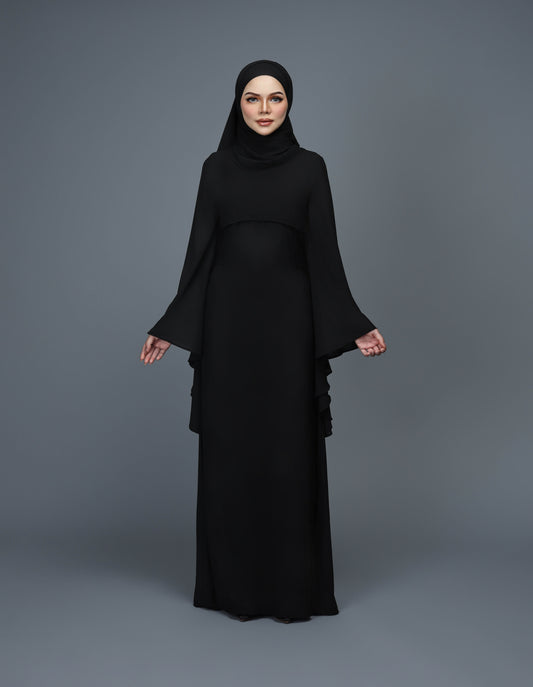 HAJRA ABAYA (BLACK)