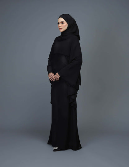 HAJRA ABAYA (BLACK)