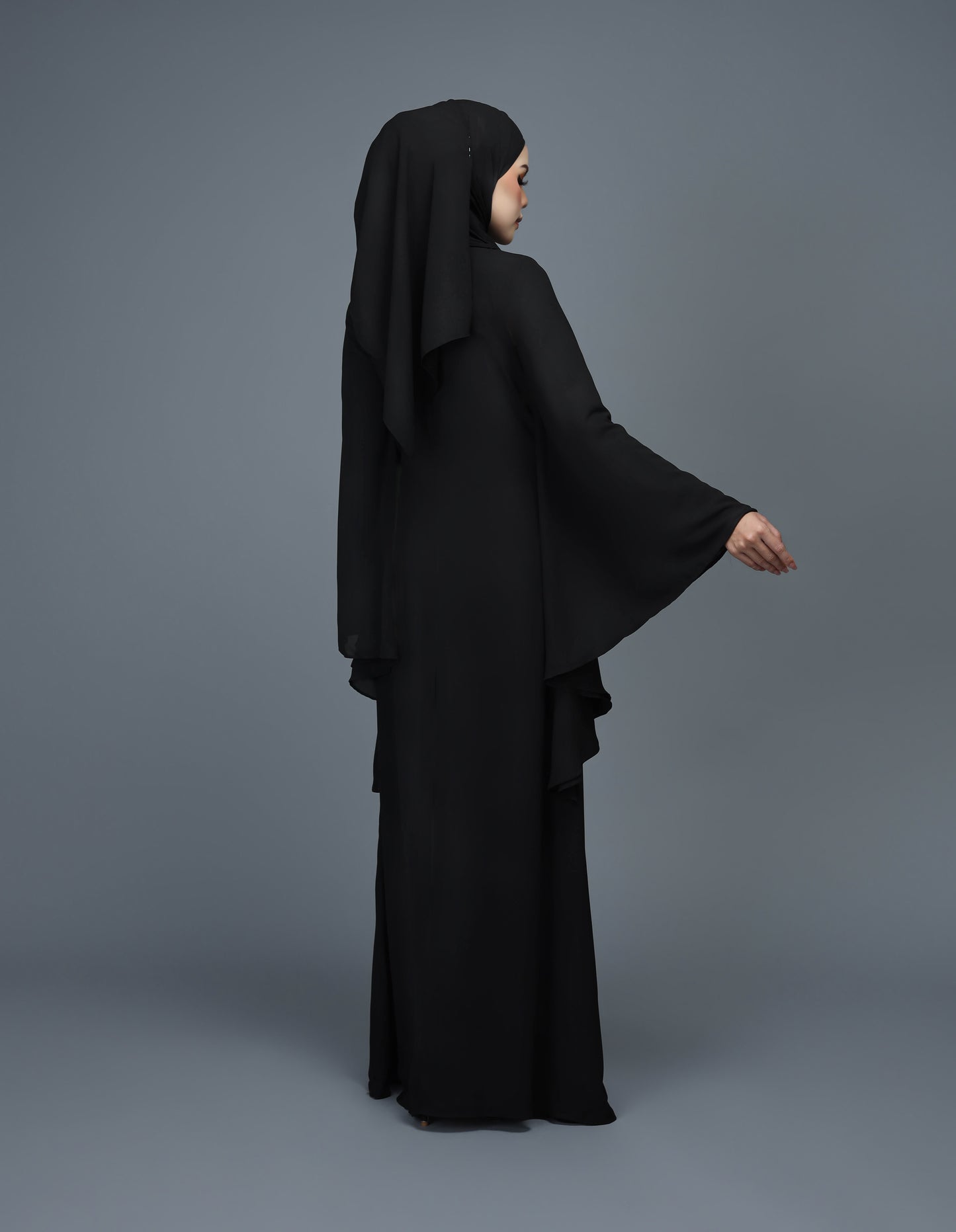 HAJRA ABAYA (BLACK)